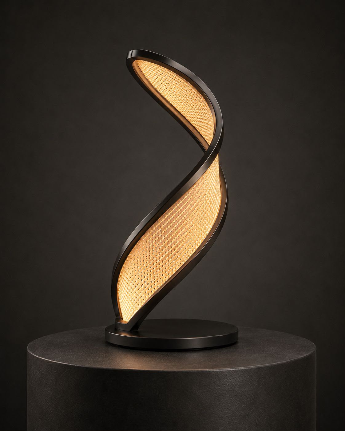 FLAME, lampe de bureau torsadée Manifold